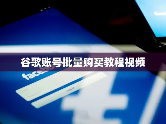 谷歌账号批量购买教程视频
