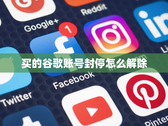 买的谷歌账号封停怎么解除