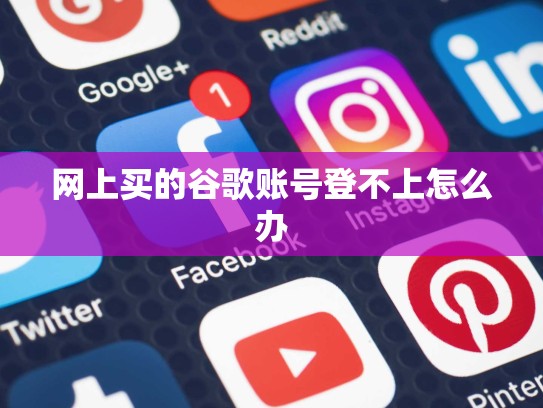 网上买的谷歌账号登不上怎么办