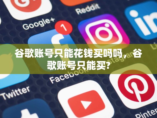 谷歌账号只能花钱买吗吗，谷歌账号只能买?