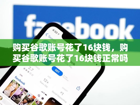 购买谷歌账号花了16块钱，购买谷歌账号花了16块钱正常吗