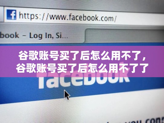 谷歌账号买了后怎么用不了，谷歌账号买了后怎么用不了了