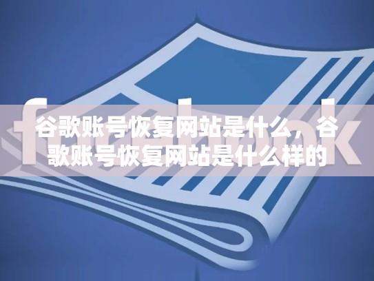 谷歌账号恢复网站是什么，谷歌账号恢复网站是什么样的