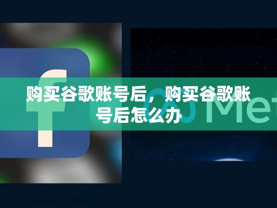 购买谷歌账号后，购买谷歌账号后怎么办