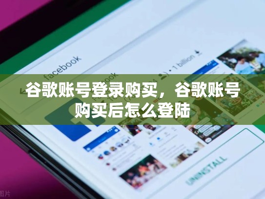 谷歌账号登录购买，谷歌账号购买后怎么登陆