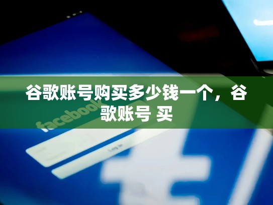谷歌账号购买多少钱一个，谷歌账号 买