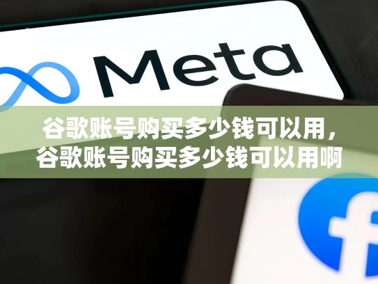 谷歌账号购买多少钱可以用，谷歌账号购买多少钱可以用啊
