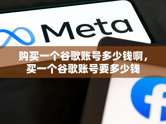 购买一个谷歌账号多少钱啊，买一个谷歌账号要多少钱