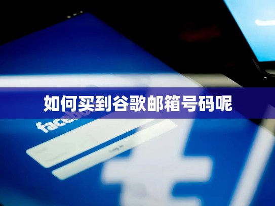 如何买到谷歌邮箱号码呢