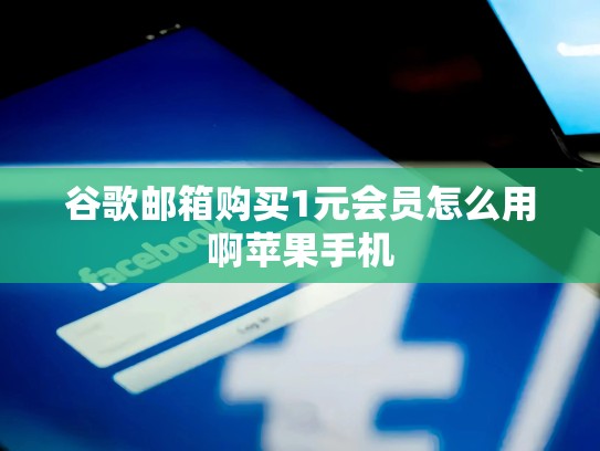 谷歌邮箱购买1元会员怎么用啊苹果手机